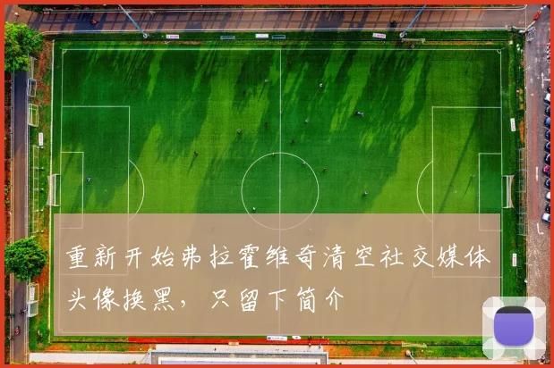 重新开始弗拉霍维奇清空社交媒体头像换黑，只留下简介